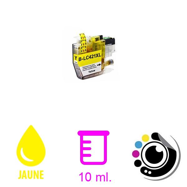 Cartouche Compatible Brother LC421XL Jaune