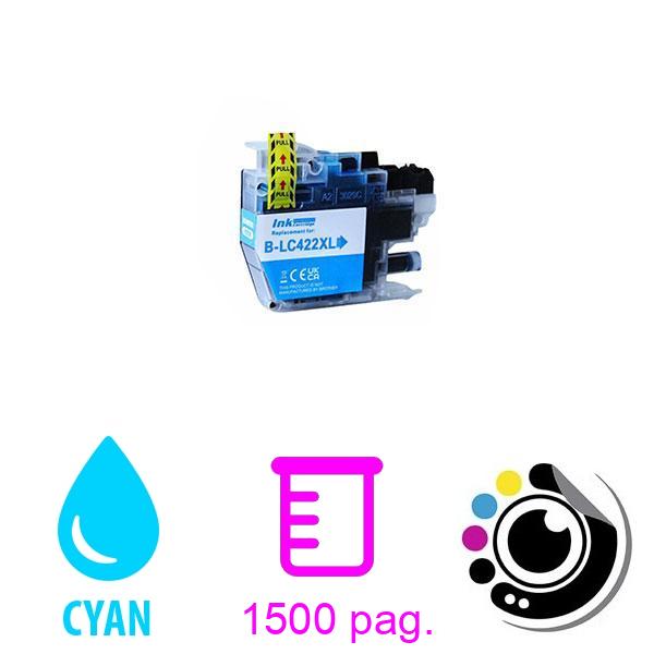 Cartouche Compatible Brother LC-422XL Cyan