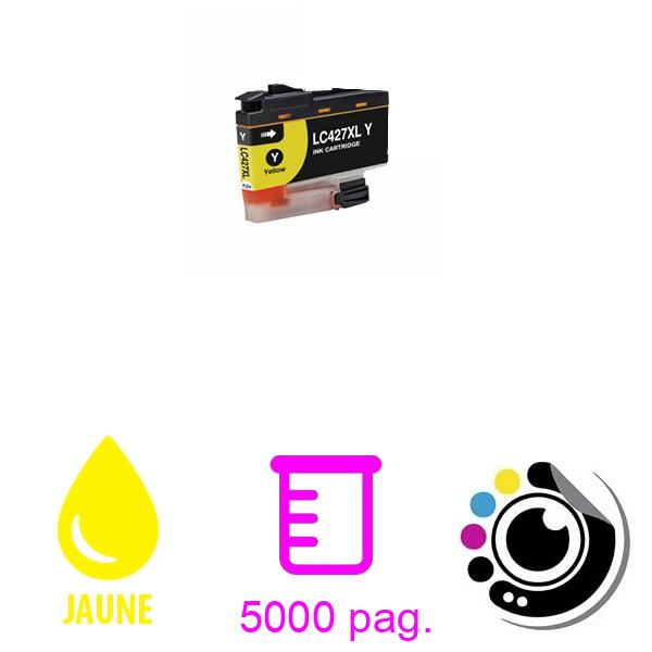 Cartouche Compatible Brother LC427X Jaune