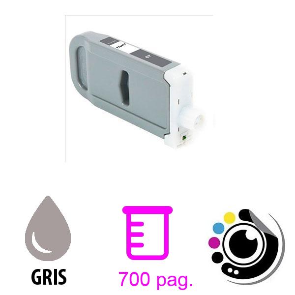 Cartouche Compatible D’Encre Canon PFI701 Gris 0909B001