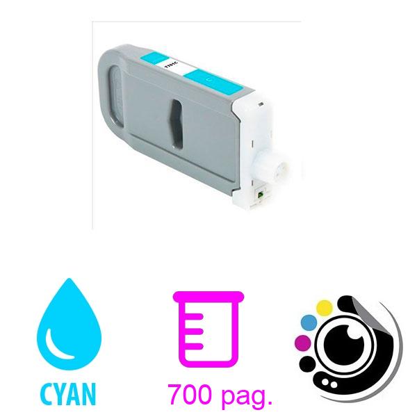 Cartouche Compatible D’Encre Canon PFI701 Cyan Photo 0901B001