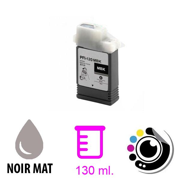 Cartouche Compatible Canon PFI120 / PFI-120BK Noir mat 2884C001