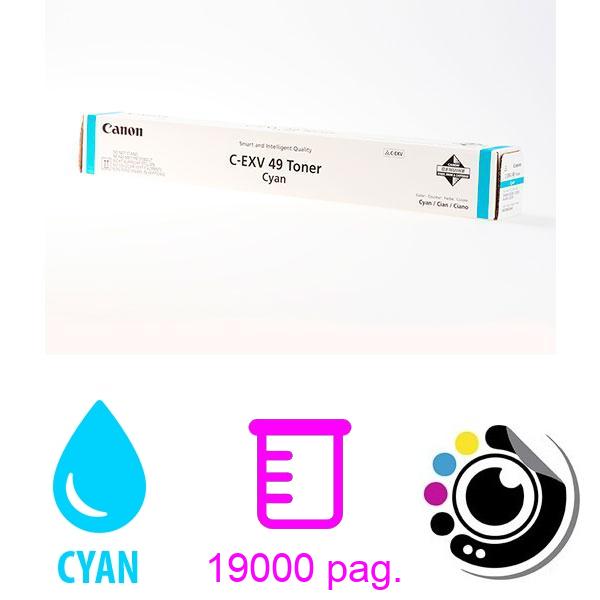 Toner Original Canon C-EXV49 Cyan 8525B002