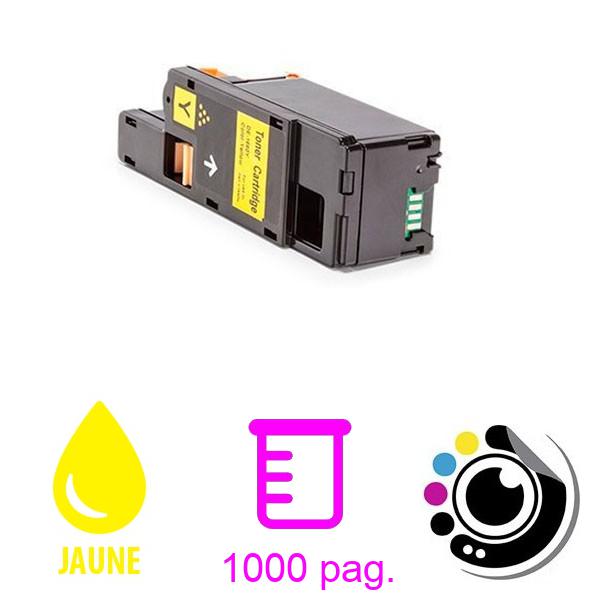 Toner compatible Dell C1660W Jaune 593-11131