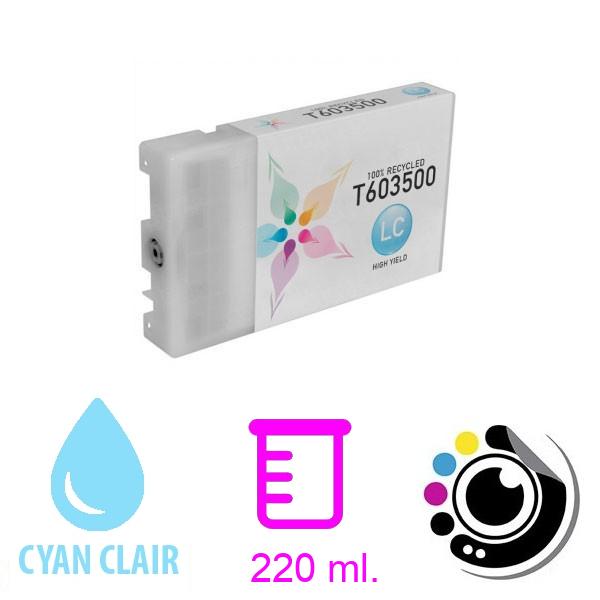 Cartouche Compatible Epson T603500 Cyan clair