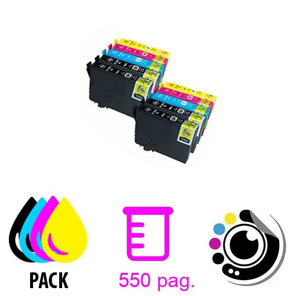 Cartouche Compatible Pack 10 x Epson 502X XP5100, X5105, XP5115, XP5150, XP5155, WF2860, WF2865, WF2880, WF2885