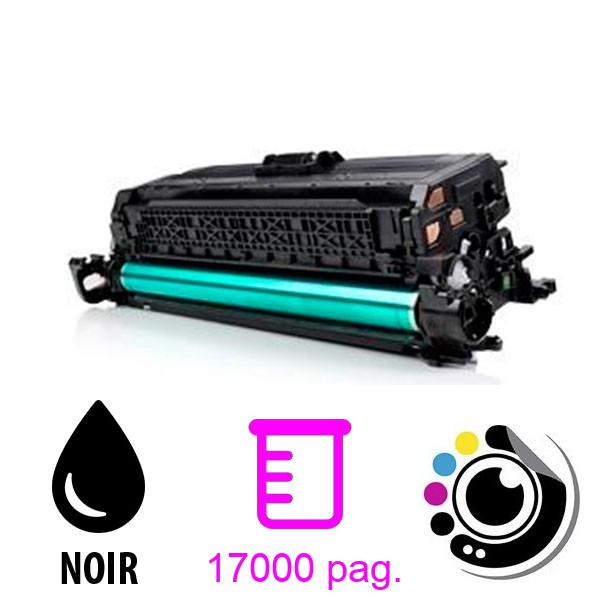 Toner compatible HP CE264X Noir Nº646X
