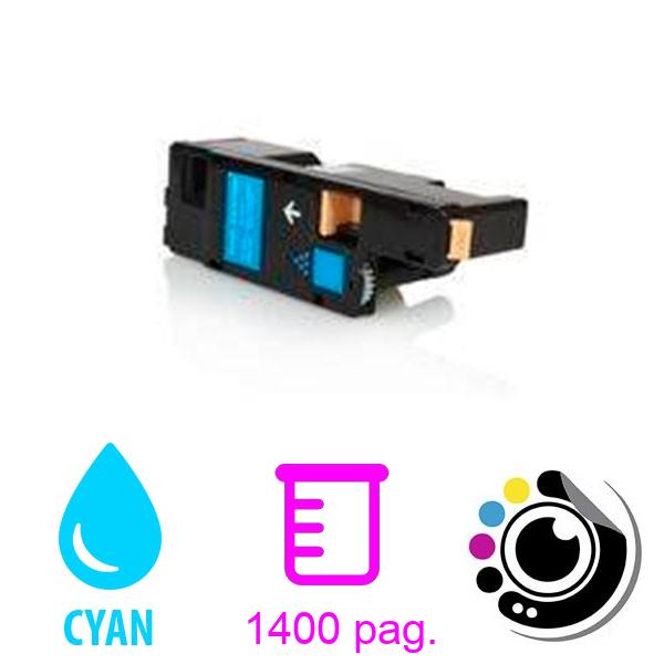 Toner compatible Epson Aculaser C1700 / C1750 / CX17 Cyan C13S050613