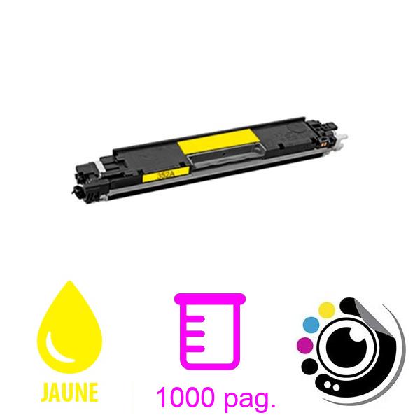 Toner compatible HP CF351A Jaune Nº130A