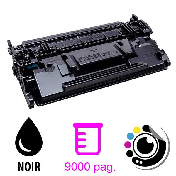 Toner compatible HP CF287A / 87A Noir