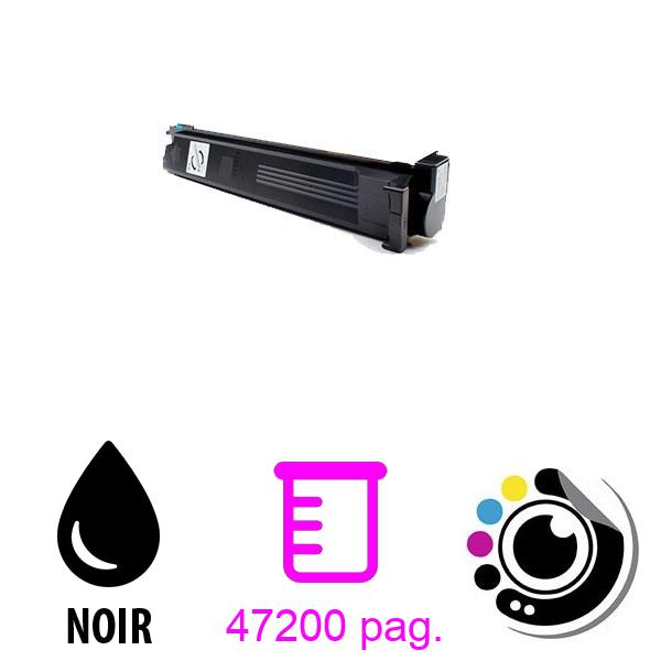 Toner compatible Konica Minolta C654 / C754 Noir TN711