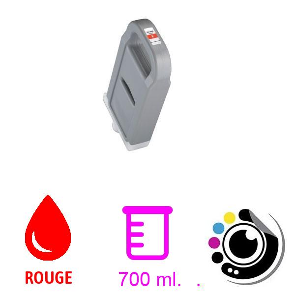 Cartouche Compatible Canon PFI706 / PFI306 Rouge