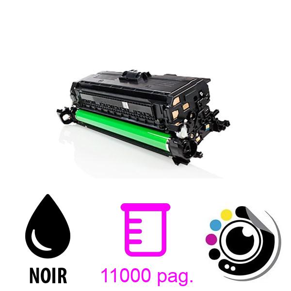 Toner compatible HP CE400X Noir No. 507x