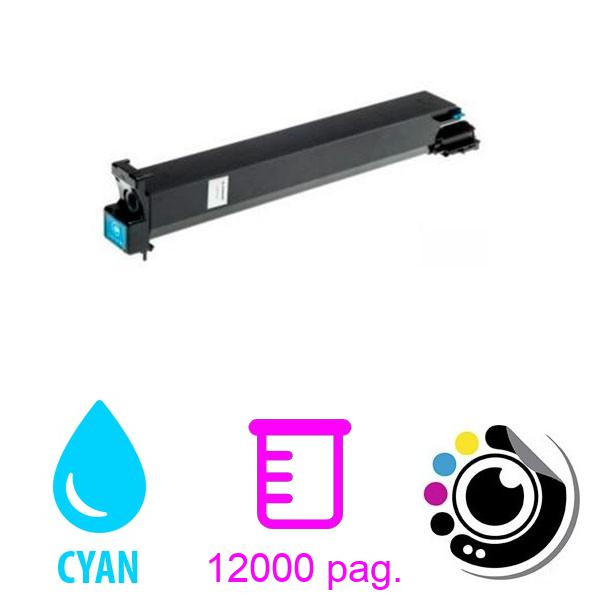 Toner compatible Konica C250 / C252 Cyan TN210C