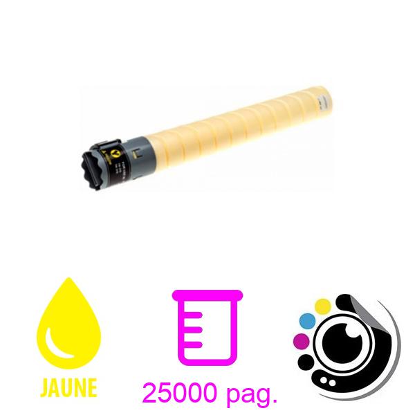 Toner compatible Konica Minolta C224 / C284 / C364 Jaune A33K250 / TN-321Y / TN321