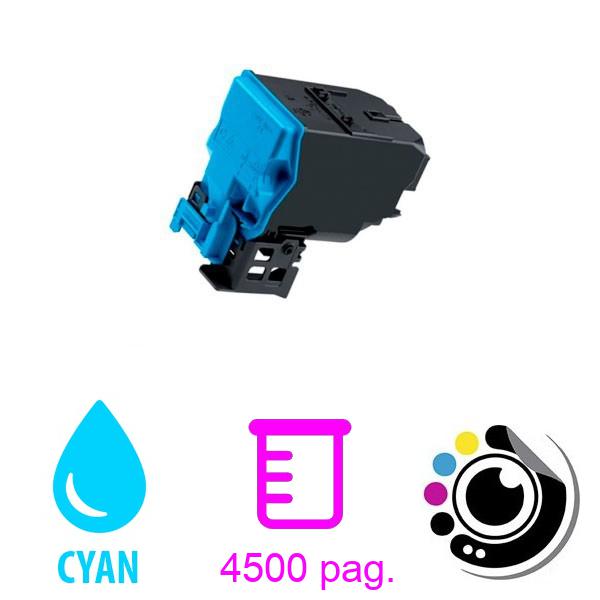 Toner compatible Konica Minolta C25 Cyan