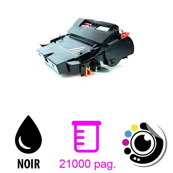 Toner compatible Lexmark T620 T-622 Noir 12A6865