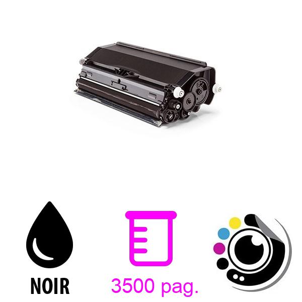 Toner compatible Lexmark E260 / E360 / E460 / E462 Noir E260A11E
