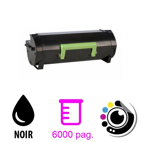 Toner compatible Lexmark MS321/MX321 56F2000 - Noir