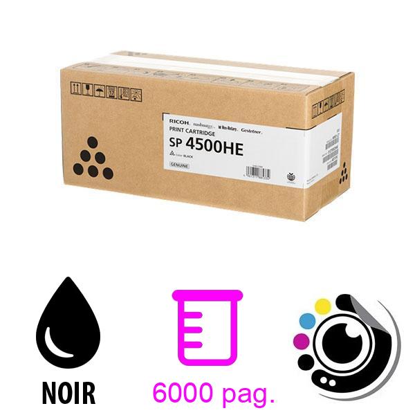 Toner Original Ricoh Aficio SP3600, SP3610, SP4500, SP4510, SP4520 Noir