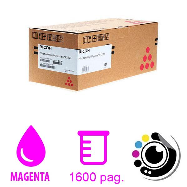 Toner Original Ricoh SP-C250H / C260 Magenta 407545