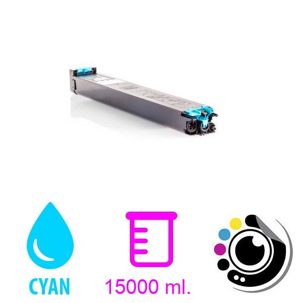 Cartouche Compatible Sharp MX27 MX-27GTCA Cyan