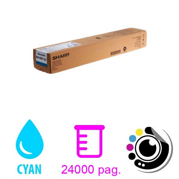 Toner Original Sharp MX-61GTCA Cyan 082916