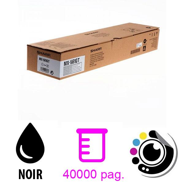 Toner Original Sharp MX561GT Noir