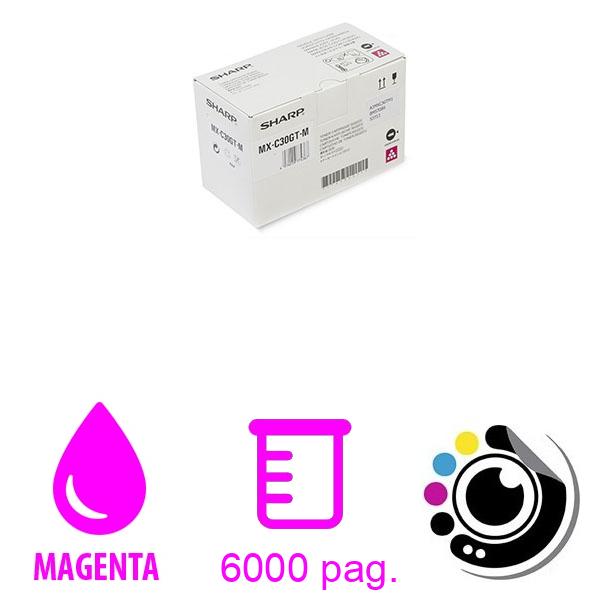 Toner Magenta d origine Sharp MX-C30GTM